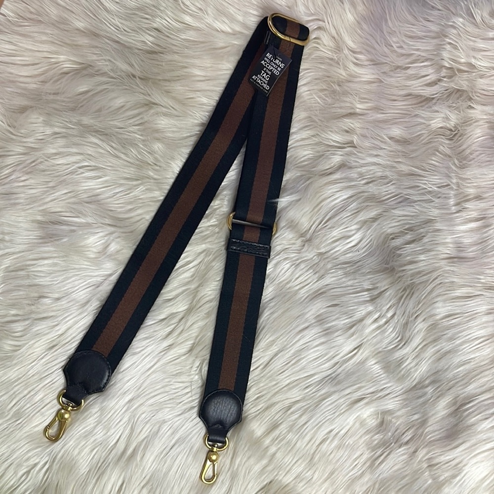Marc Jacobs Black/Brown strap with gold hardware,new with tags.